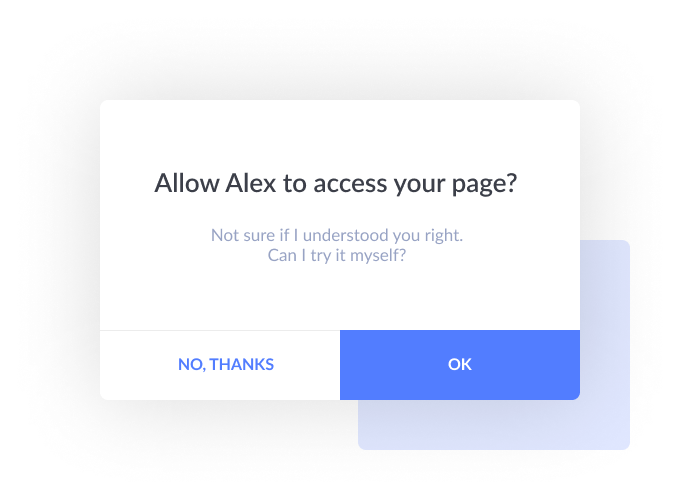 Control your customer's browser Control your customer's browser