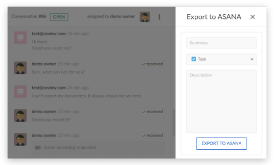 Link entire conversations to tasks Link entire conversations to tasks